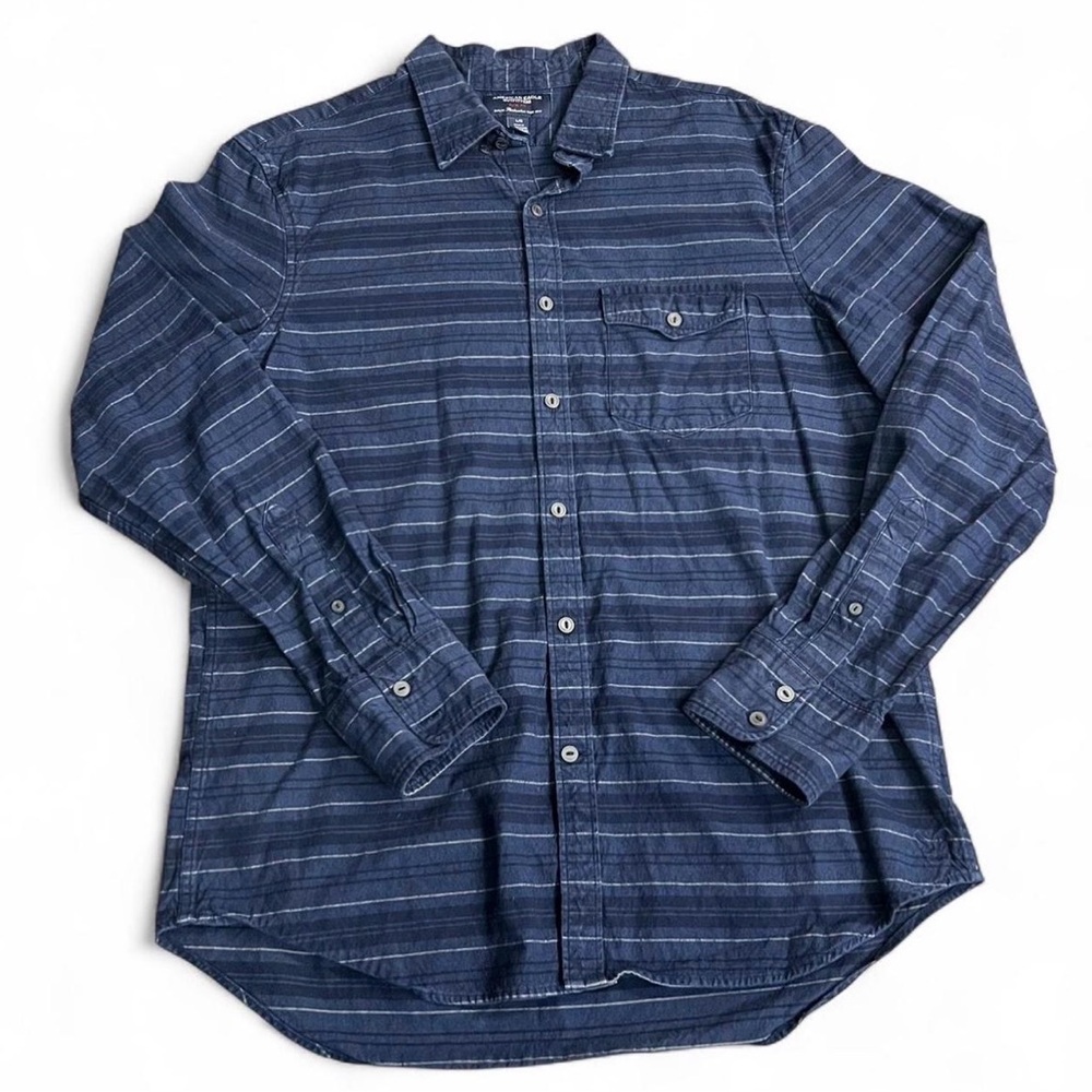 Mens American Eagle Outfitters Button up long sleeve shirt Size Large